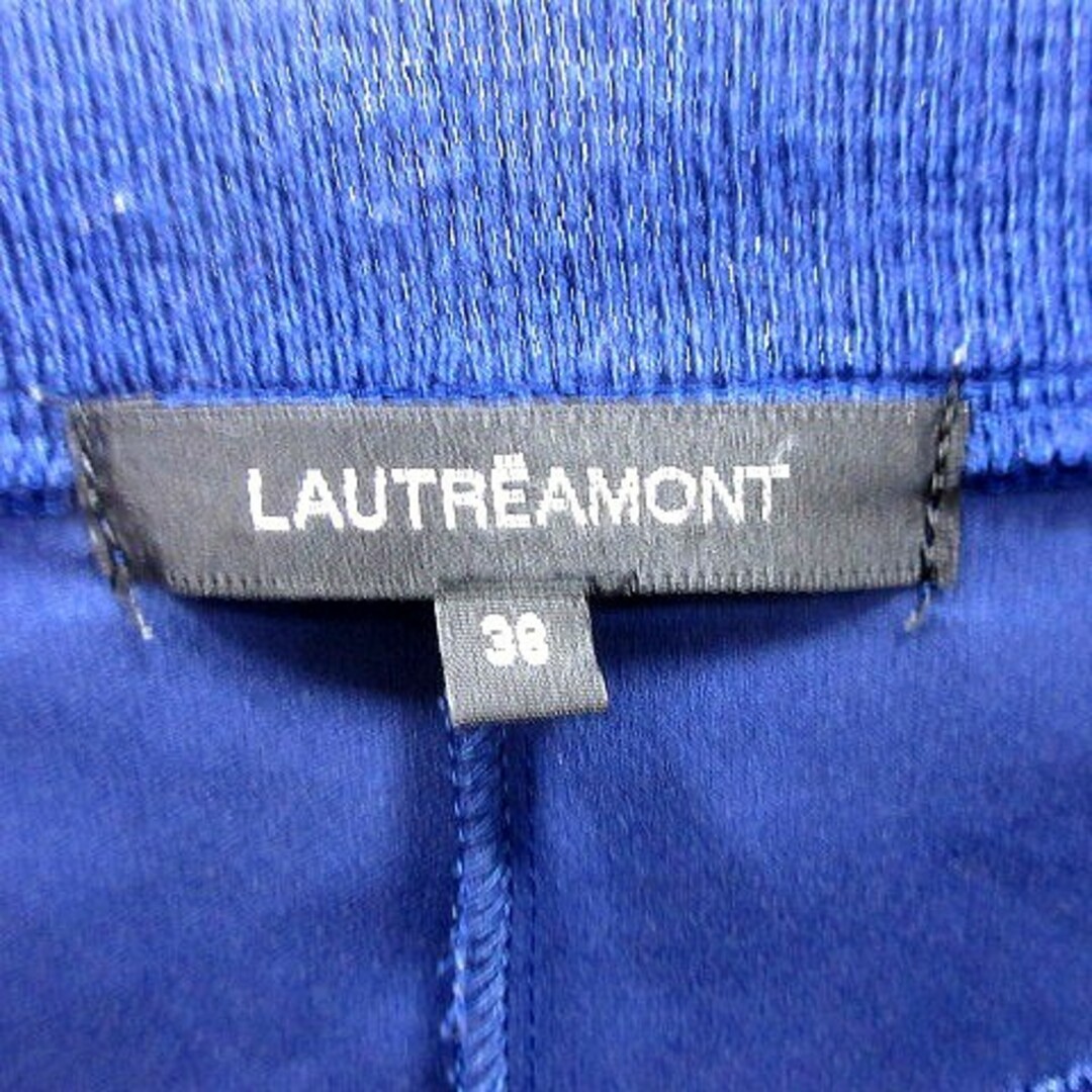 LAUTREAMONT(ロートレアモン)のロートレアモン LAUTREAMONT カットソー Vネック 長袖 38 青 レディースのトップス(カットソー(長袖/七分))の商品写真