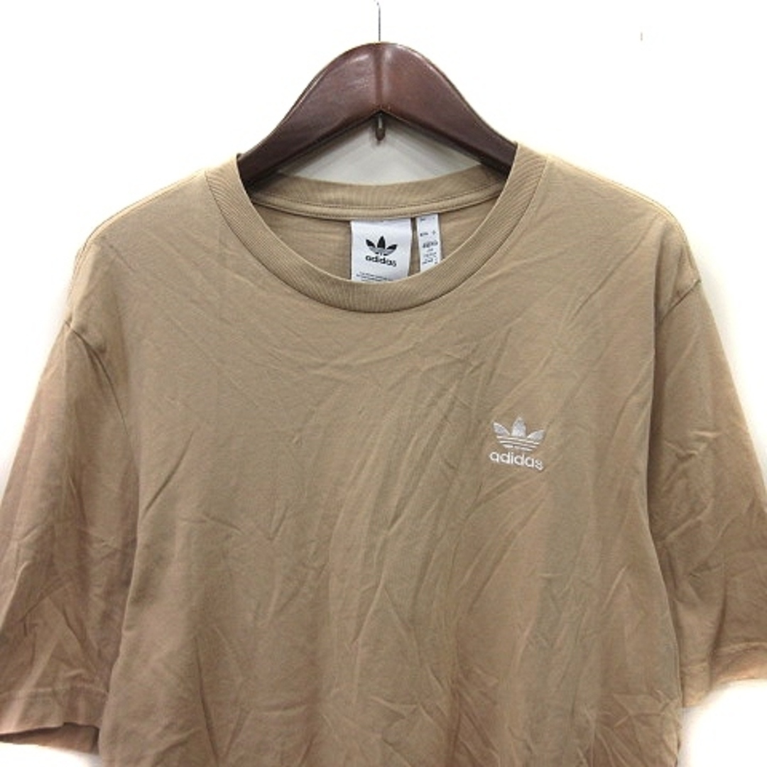 adidas(アディダス)のアディダス Tシャツ カットソー 半袖 M ベージュ /YI メンズのトップス(Tシャツ/カットソー(半袖/袖なし))の商品写真