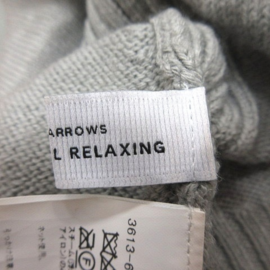 UNITED ARROWS green label relaxing(ユナイテッドアローズグリーンレーベルリラクシング)のグリーンレーベルリラクシング ニット セーター タートルネック 長袖 グレー レディースのトップス(ニット/セーター)の商品写真