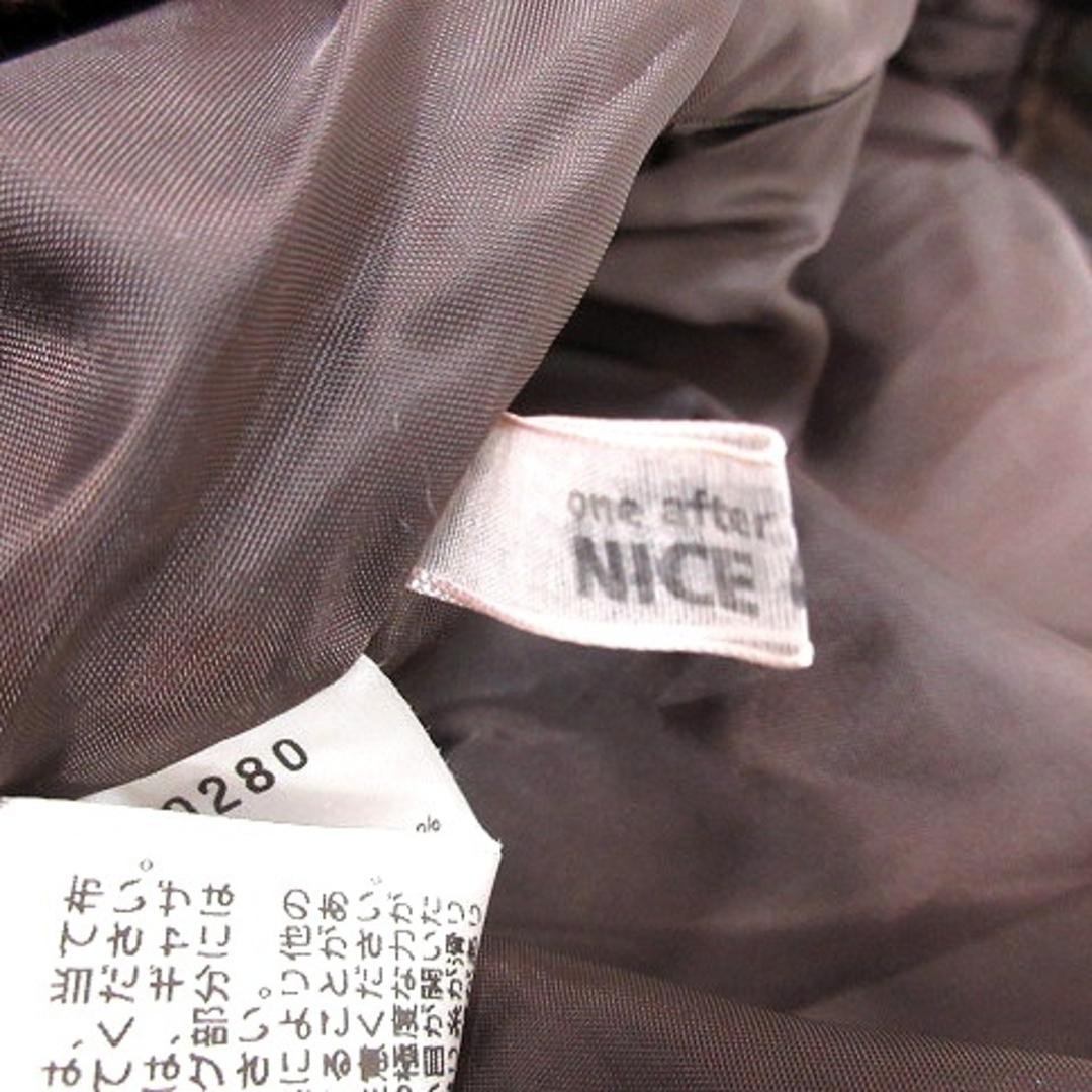 one after another NICE CLAUP(ワンアフターアナザーナイスクラップ)のワンアフター アナザー ナイスクラップ フレアスカート マキシ ロング F 茶 レディースのスカート(ロングスカート)の商品写真
