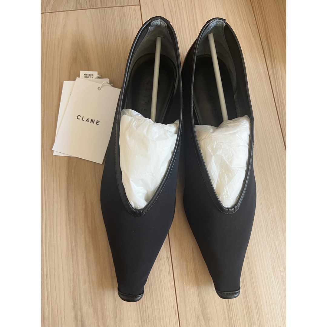 clane クラネ SHEER FLAT PUMPS