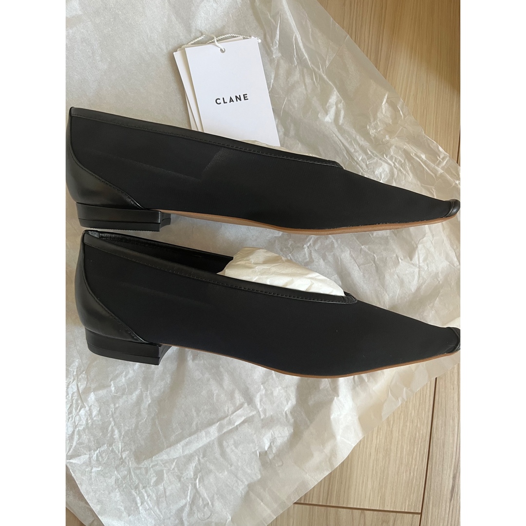 clane クラネ SHEER FLAT PUMPS