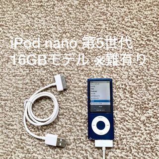 Apple iPod nano 第5世代 16GB ブルー  ケース有り