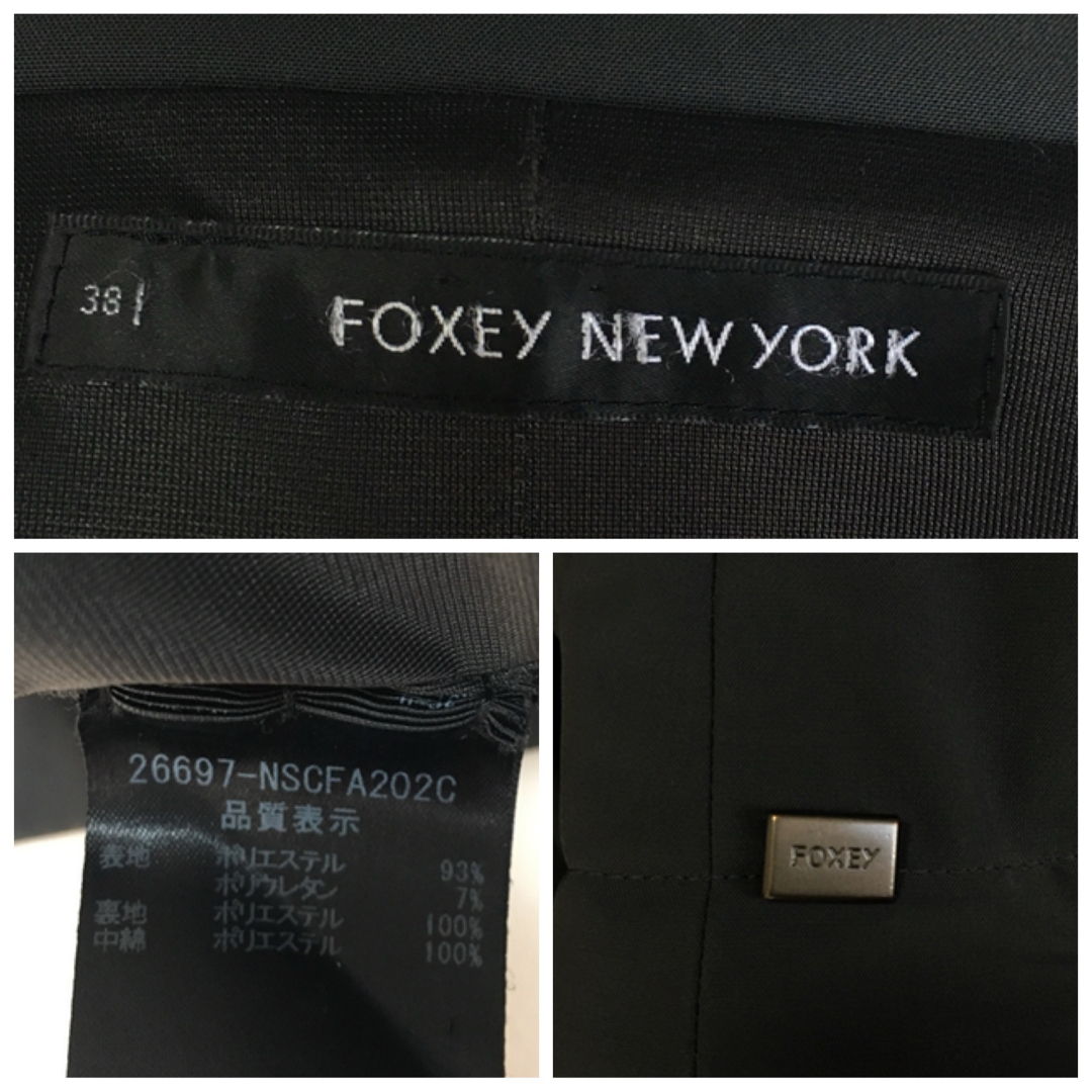 FOXEY NEW YORK - 美品 FOXEY フォーマル 2way 中綿 フード ロング