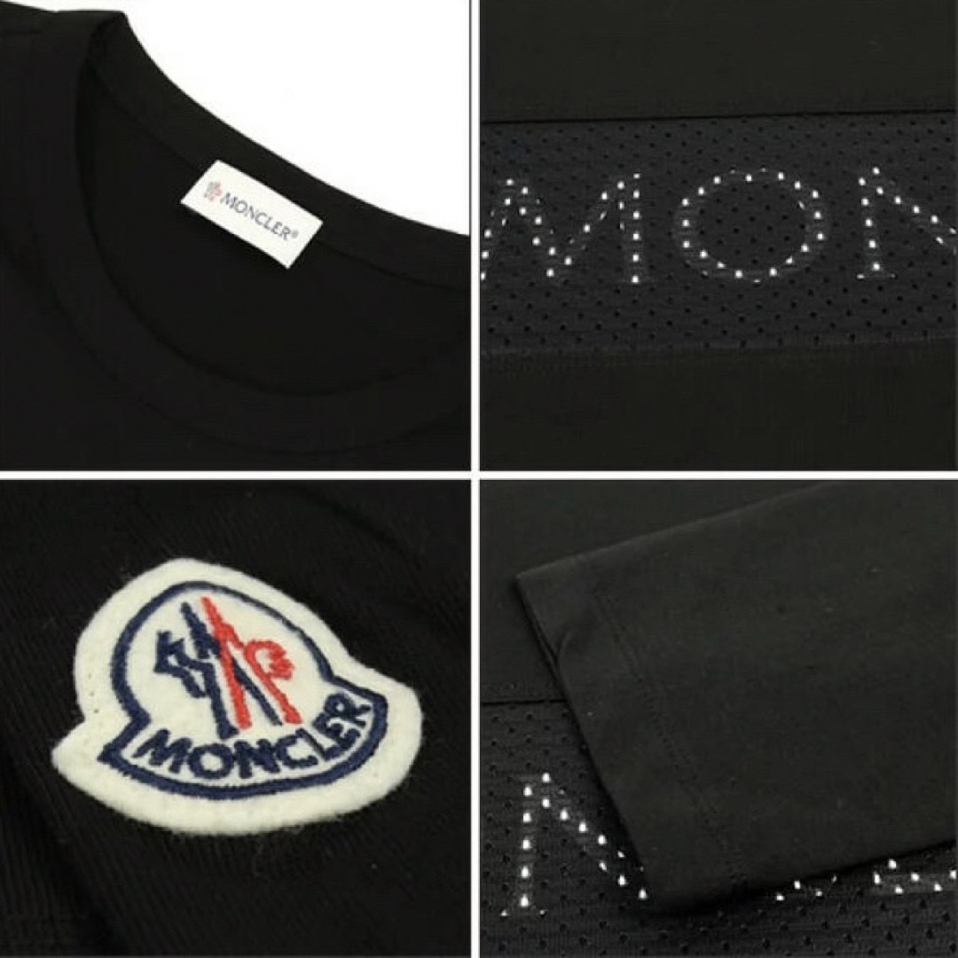 ★最新作★ MONCLER 長袖 Tシャツ Ｓ　ロンT モンクレール ワッペン