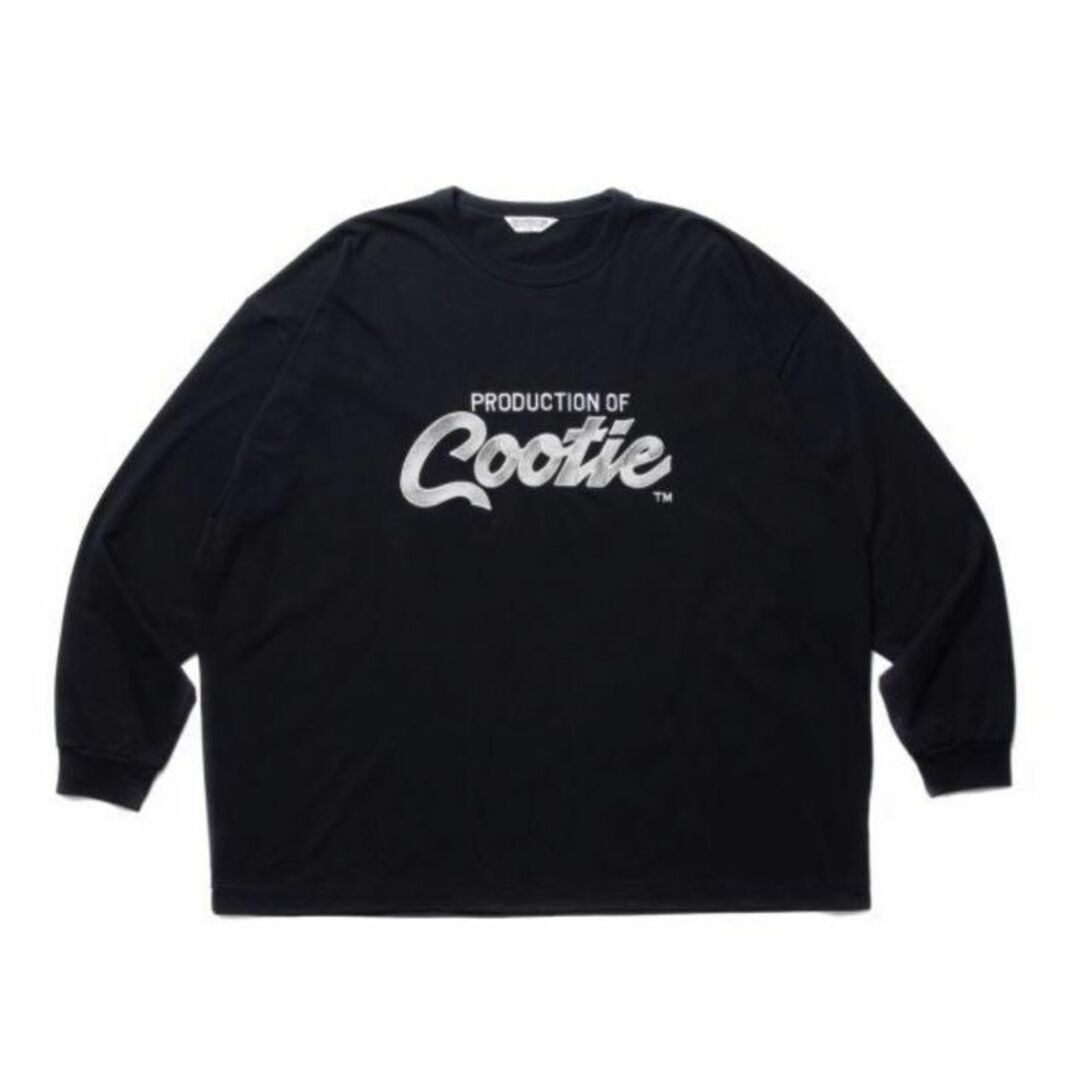 COOTIE / Embroidery Oversized L/S Tee-