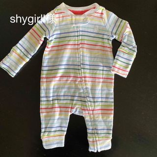 ベビーギャップ(babyGAP)のbabyGAP 45cm 新生児長袖ロンパース(ロンパース)