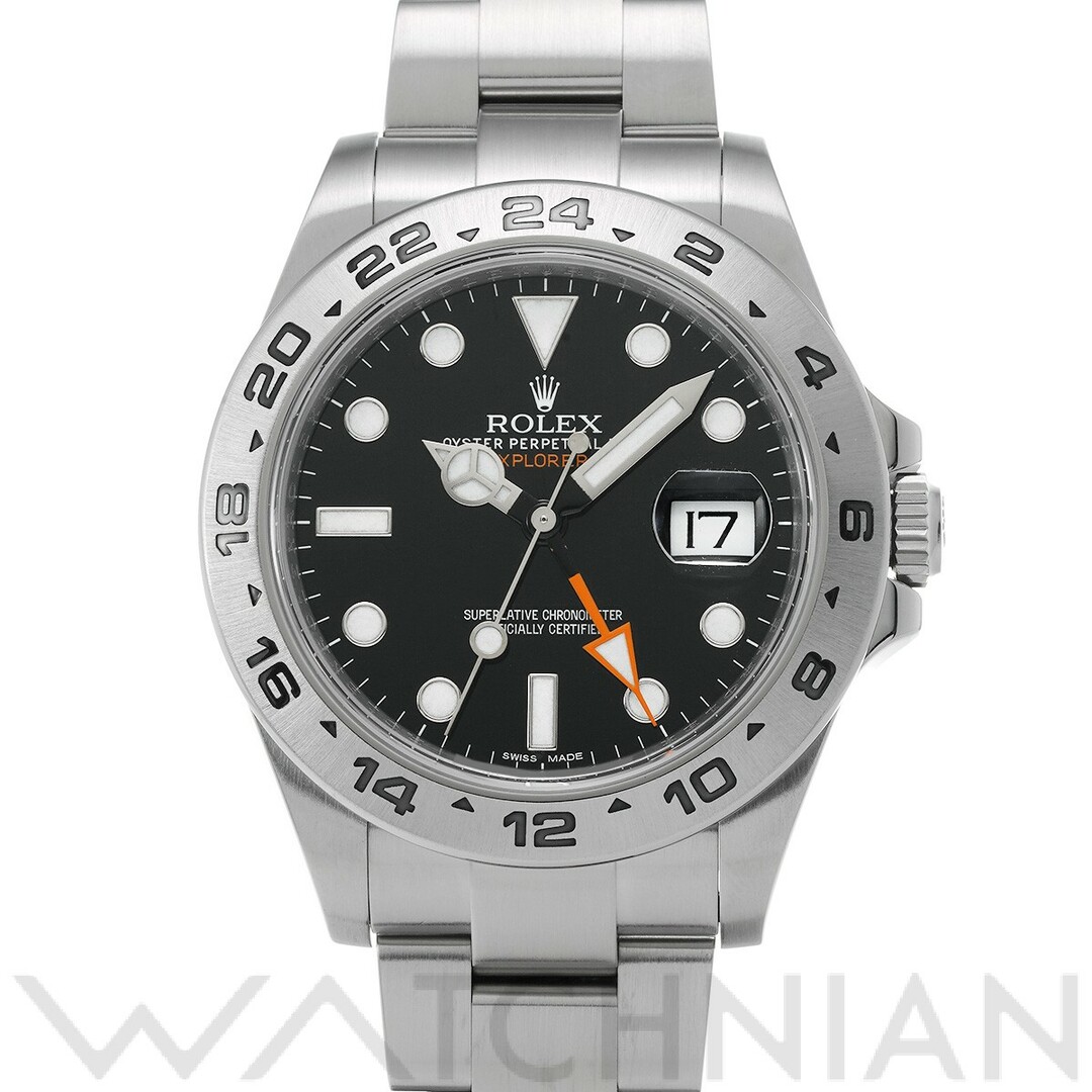 ロレックス ROLEX 216570 G番(2010年頃製造) ブラック メンズ 腕時計