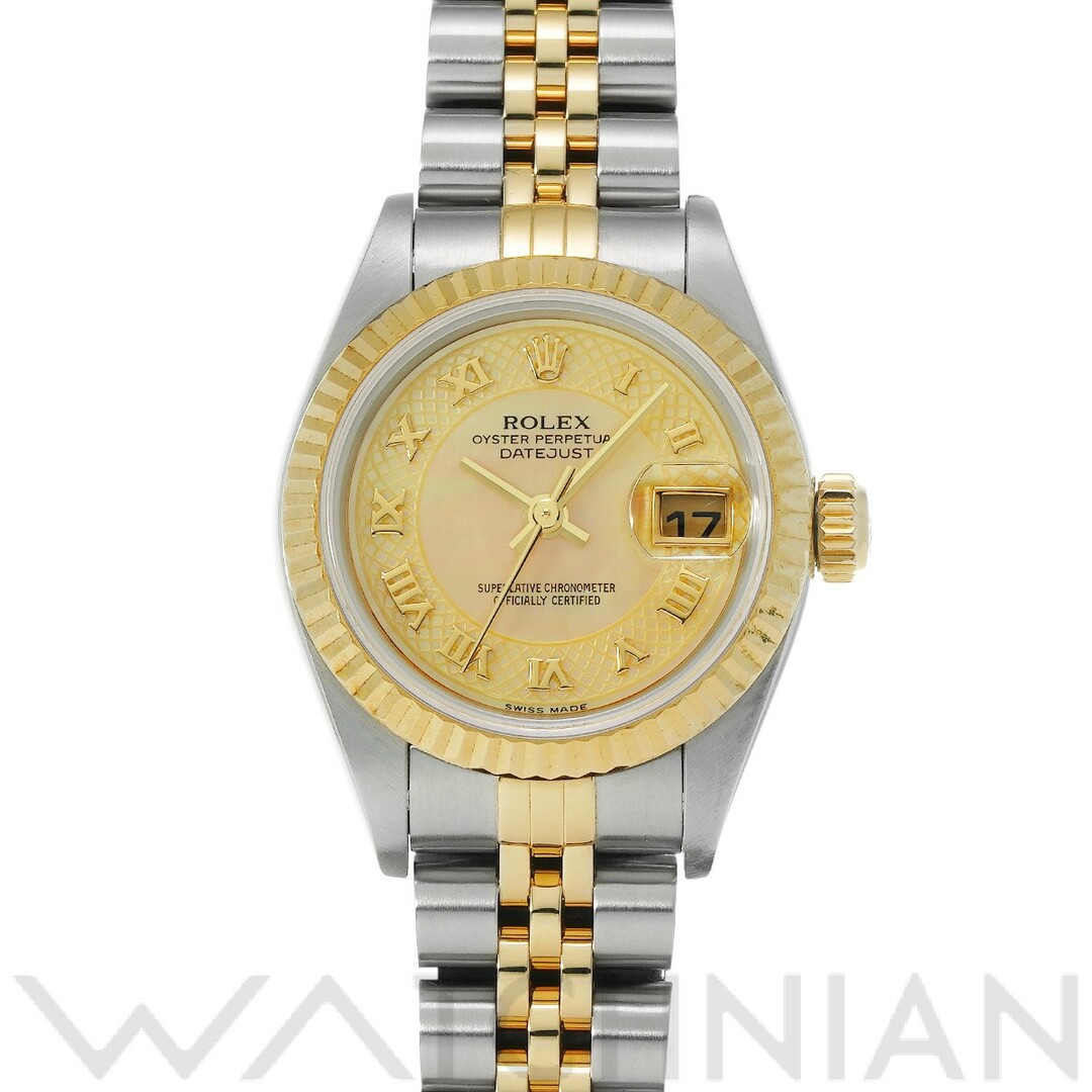 ロレックス ROLEX 79173NRD K番(2001年頃製造) イエローシェル レディース 腕時計