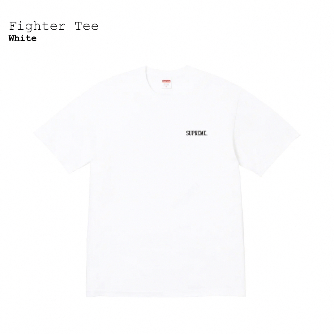 Mサイズ　Supreme Fighter Tee "White"