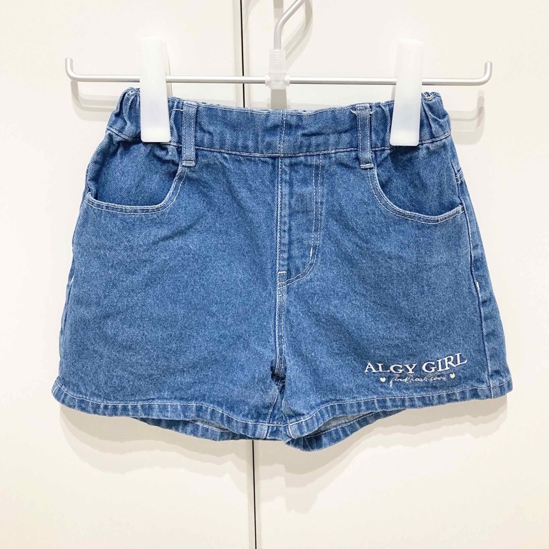 ALGY(アルジー)の130【ALGY】デニムショートパンツ キッズ/ベビー/マタニティのキッズ服女の子用(90cm~)(パンツ/スパッツ)の商品写真