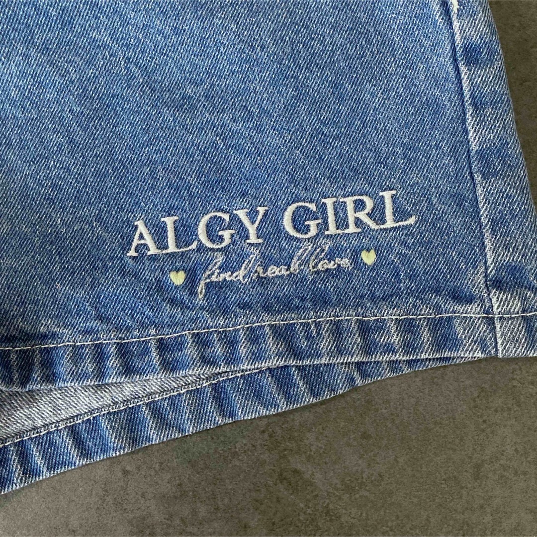 ALGY(アルジー)の130【ALGY】デニムショートパンツ キッズ/ベビー/マタニティのキッズ服女の子用(90cm~)(パンツ/スパッツ)の商品写真