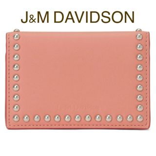 J&M DAVIDSON - 【新品】【3.5万】J&M DAVIDSON カードケース ピンク