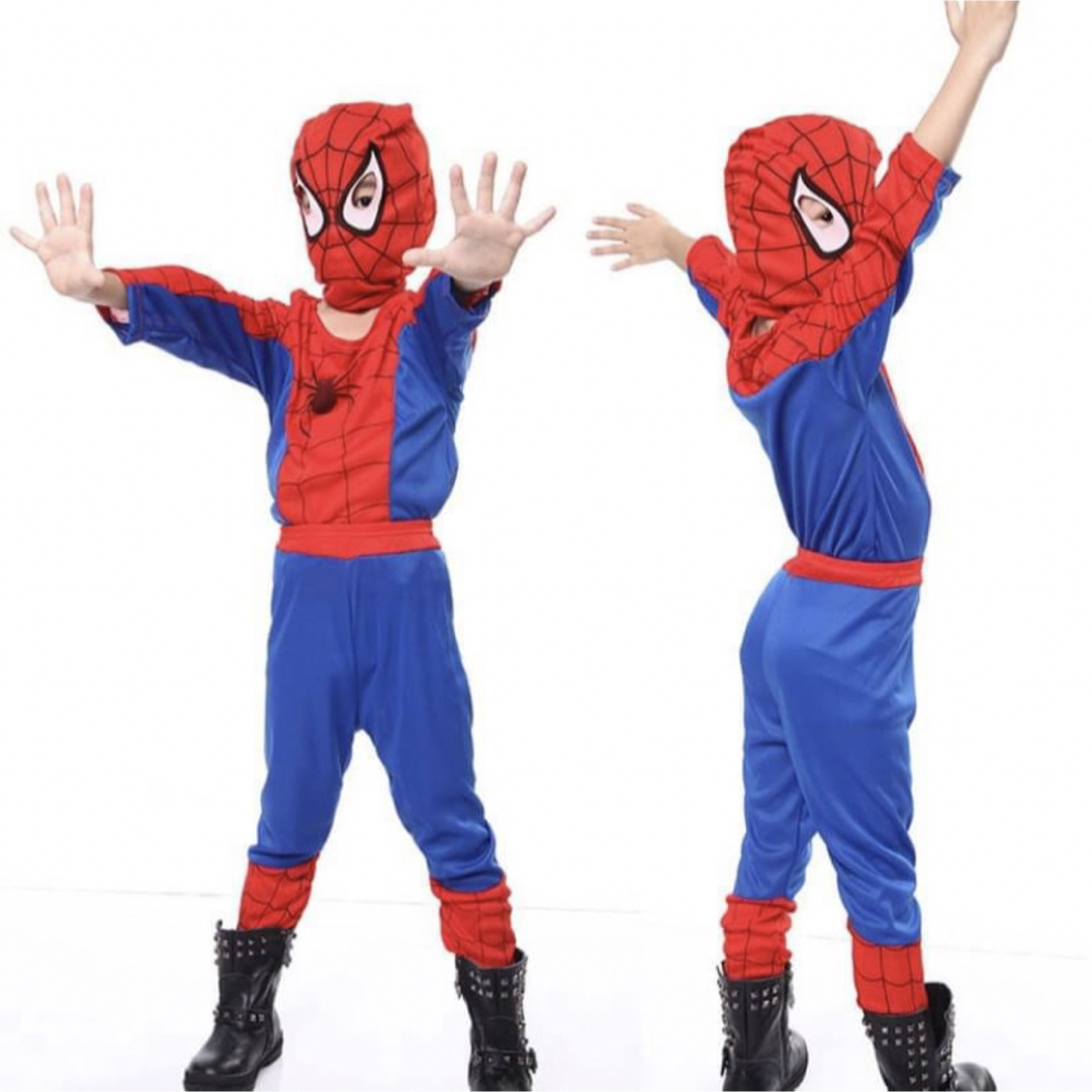 スパイダーマン コスチューム コスプレ 仮装 ハロウィン 120cm 子供用