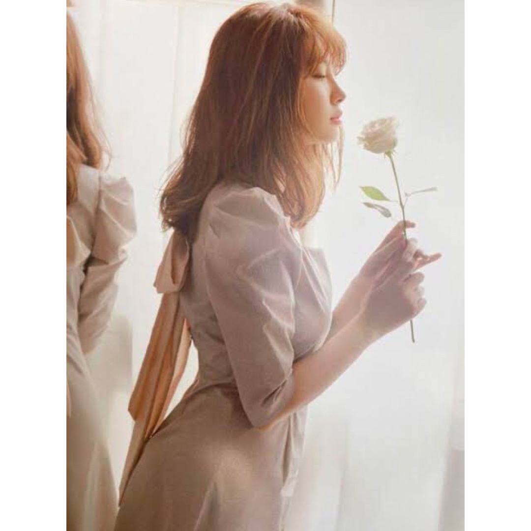 herlipto ♡ Back Ribbon Midi Dress | フリマアプリ ラクマ