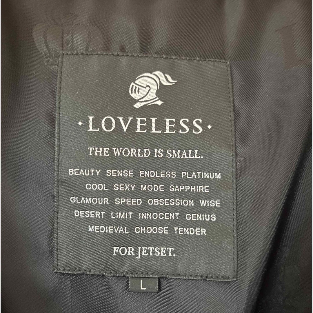 LOVELESS(ラブレス)のLOVELESS ホワイトグースダウンジャケット メンズのジャケット/アウター(ダウンジャケット)の商品写真