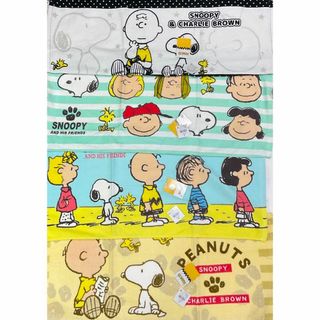 スヌーピー(SNOOPY)のスヌーピー フェイスタオル　4枚セット　スヌーピー タオル　PEANUTS (タオル/バス用品)