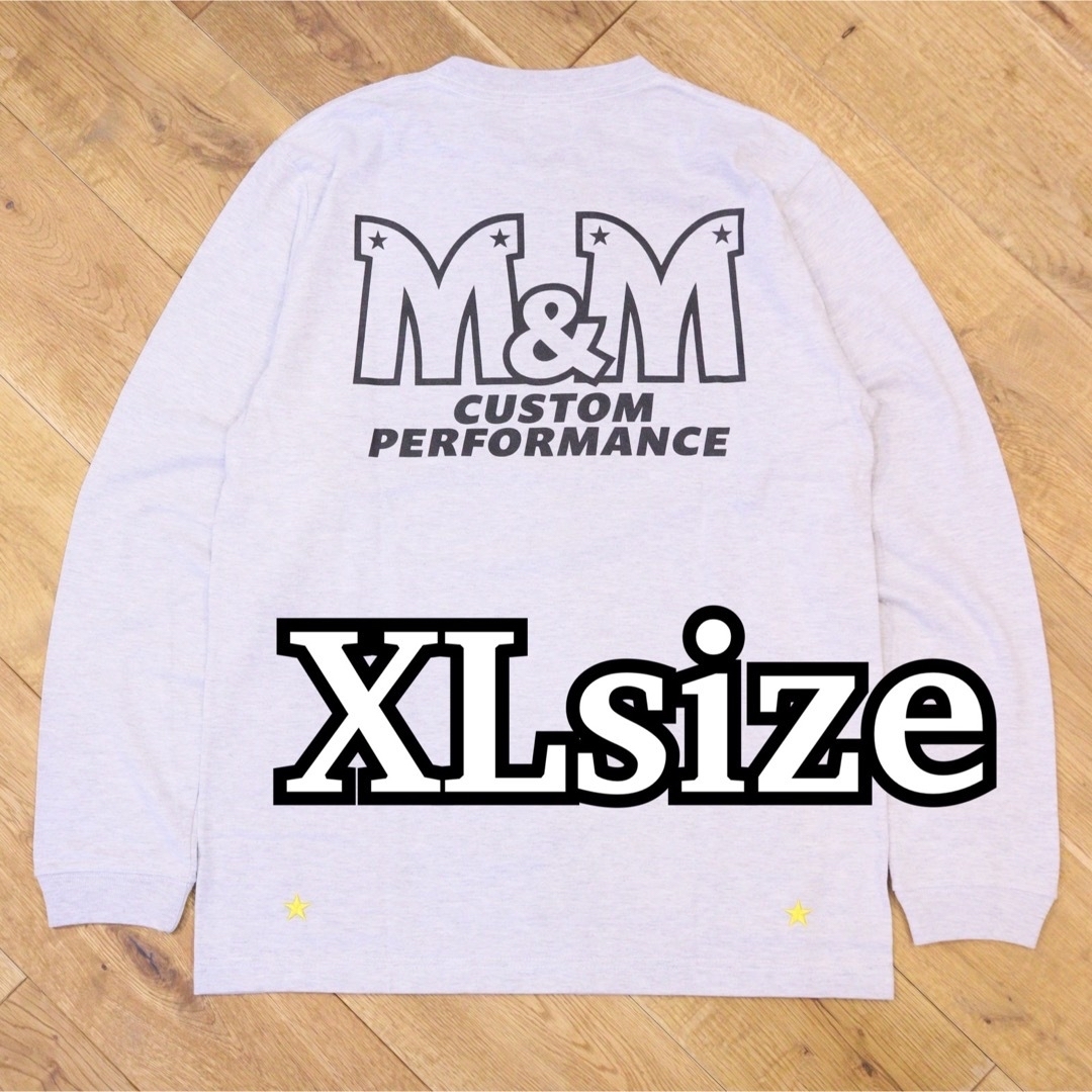M&M - エムアンドエム ロングスリーブTシャツ/キムタク ASH M&M XL