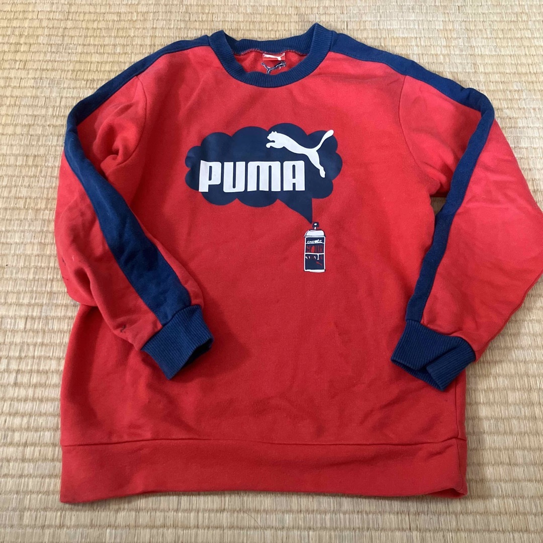 PUMA(プーマ)のプーマ トレーナー 140 キッズ/ベビー/マタニティのキッズ服男の子用(90cm~)(Tシャツ/カットソー)の商品写真