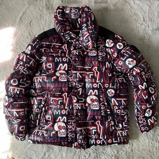 モンクレール(MONCLER)の★激レア美品★ モンクレール　ダウン　genius スカル　メンズ サイズ2(ダウンジャケット)