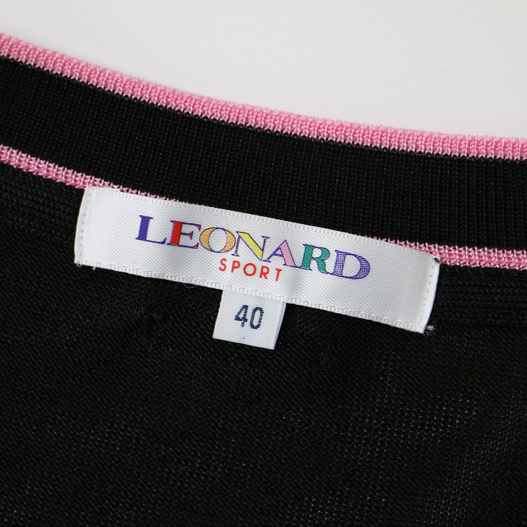 LEONARD - LEONARD SPORT レオナールスポーツ カットソー ニット プル