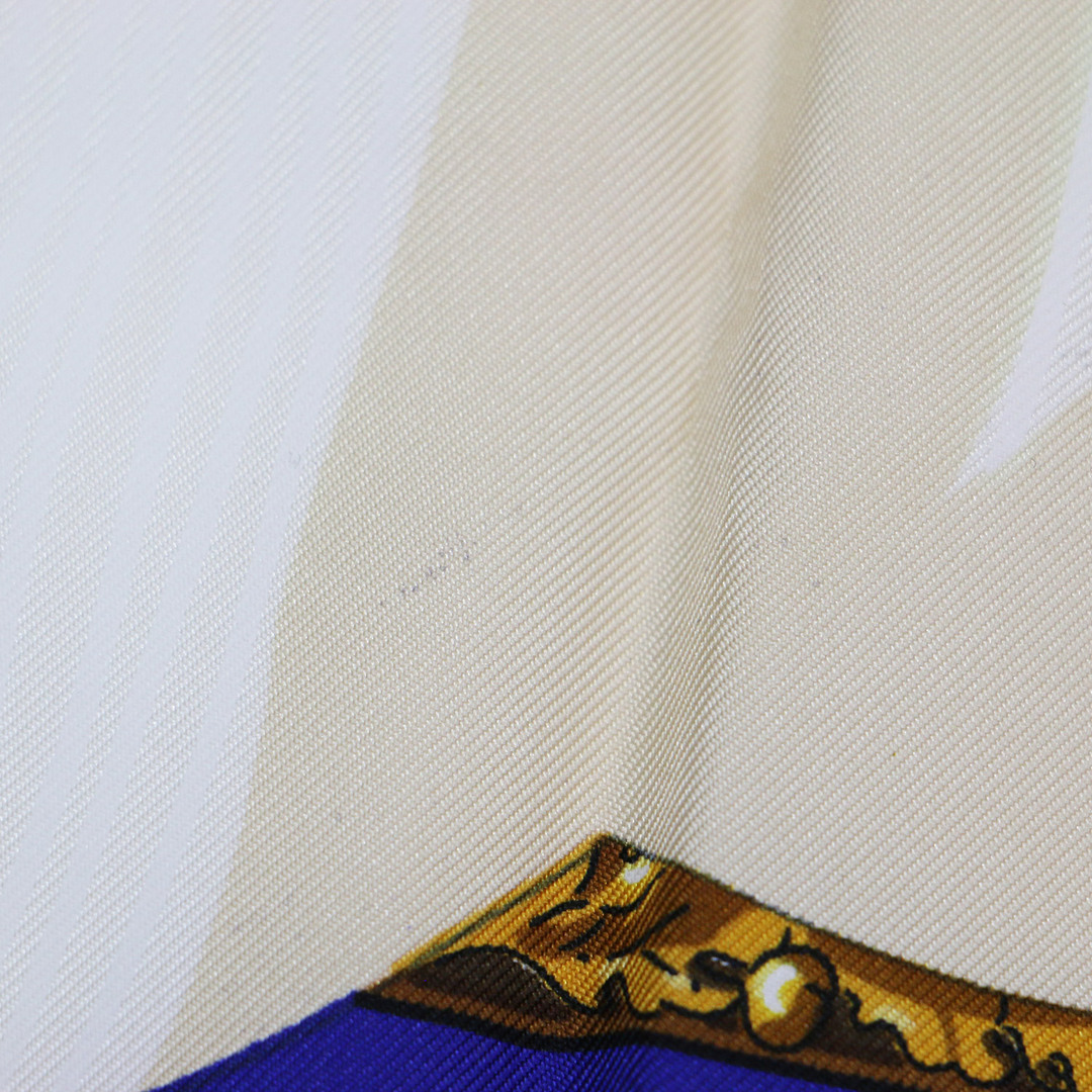 HERMES エルメス スカーフ 大判 ネイビー レッド ホワイト 紺 白 カレ90 エッフェル塔 Souvenirs de Paris パリの思い出 シルク スカーフ 絹 フランス製【レディース】