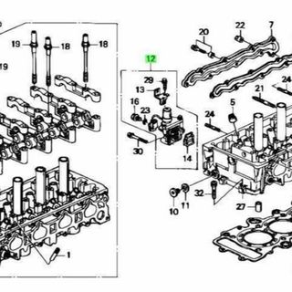 ホンダ純正部品 S2000 VTECスプールバルブABA-AP1 ABA-AP2