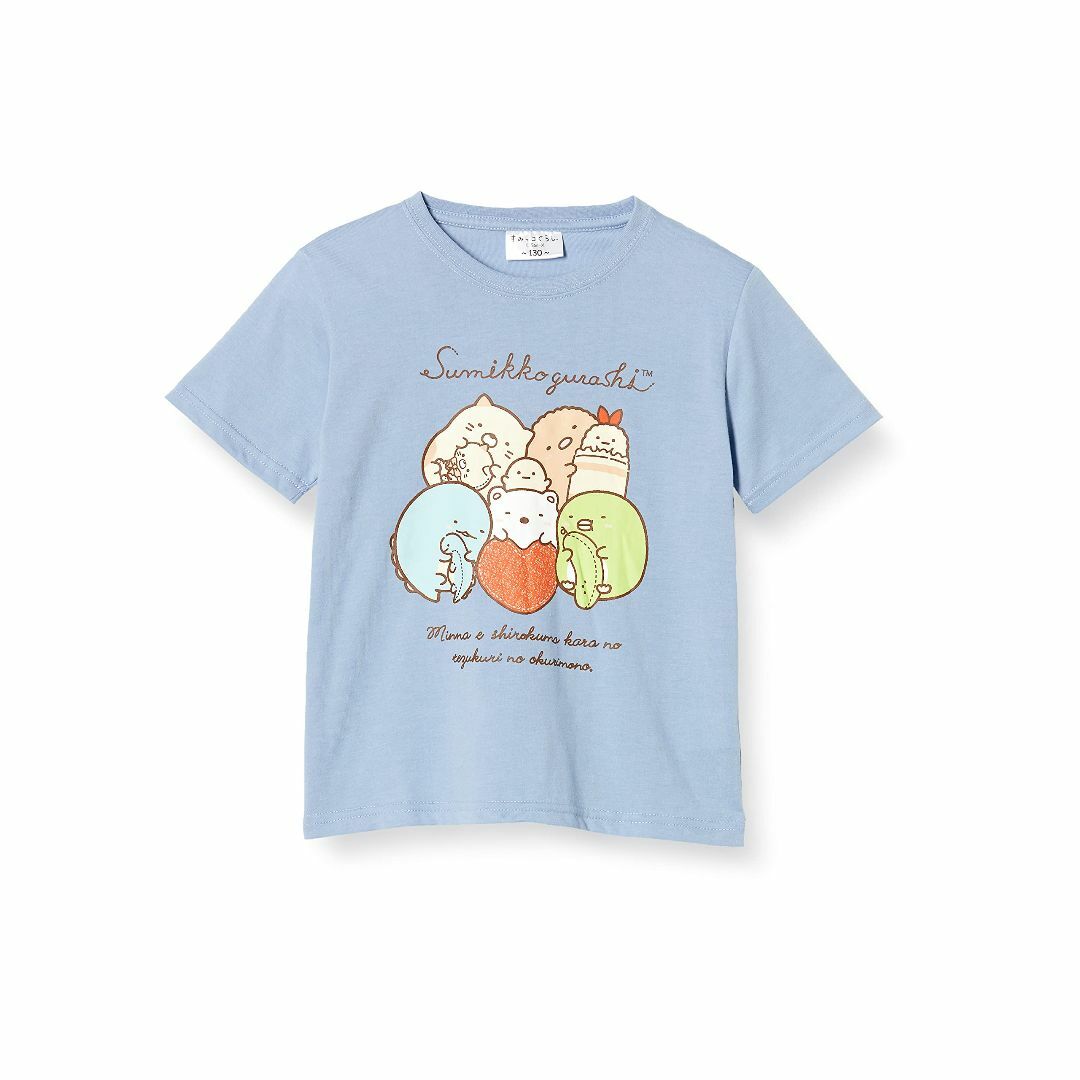 [スミッコグラシ] Tシャツ 半袖 すみっコぐらし しろくま とんかつ ぺんぎん