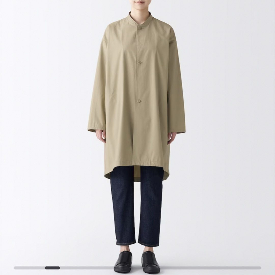 MUJI (無印良品) - MUJI Labo 撥水高密度織りスタンドカラーコートの ...