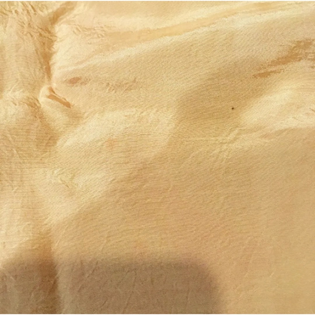 レディース レトロ スカート 膝丈 巻きスカート S ゴールド 黄土色 秋物 レディースのスカート(ミニスカート)の商品写真