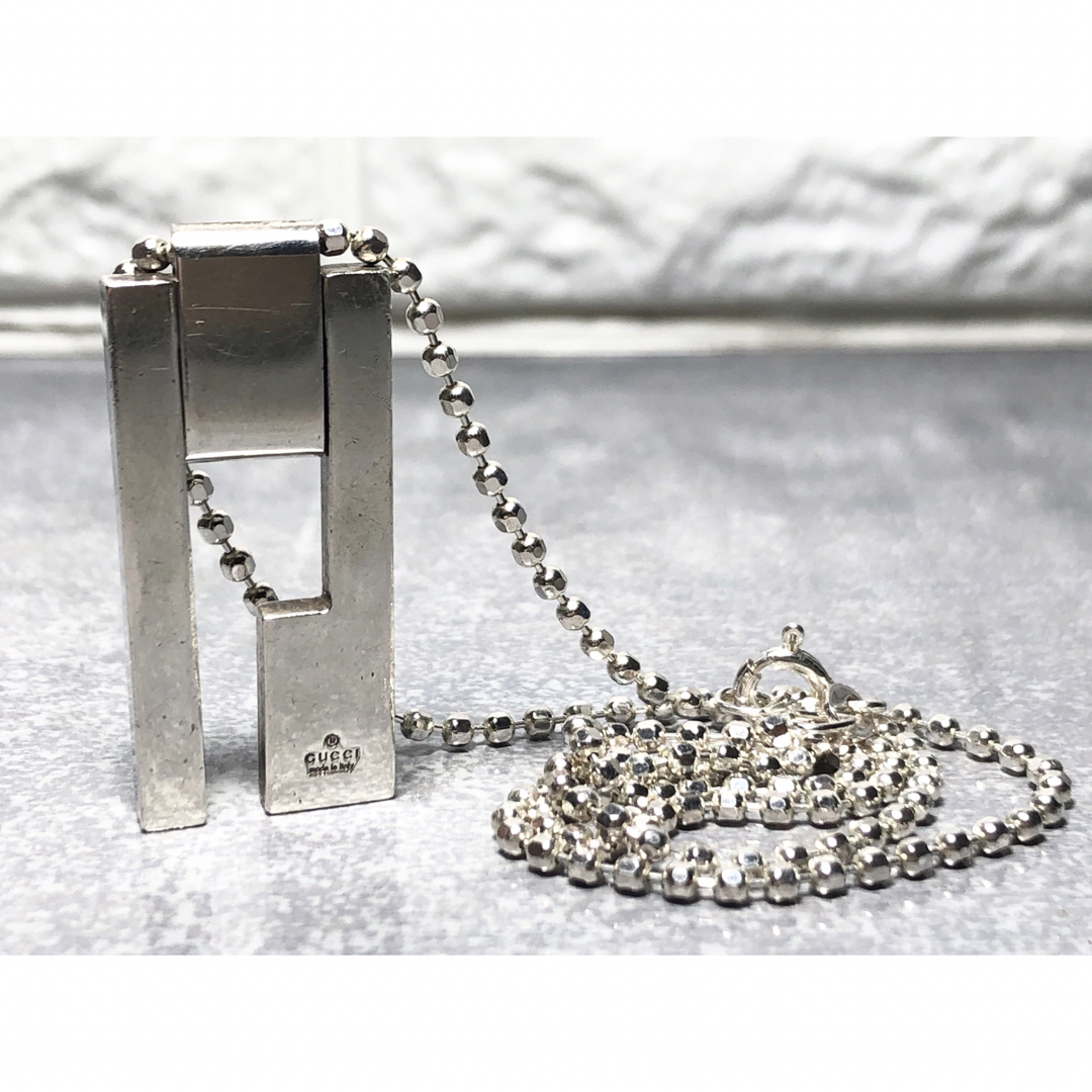 Gucci - グッチ ネックレストップ シルバー 925 GUCCI silver の通販