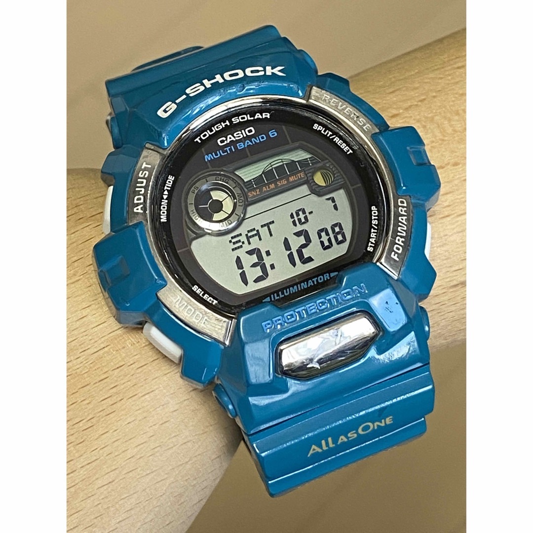 G-SHOCK/イルクジ/GWX-8900K/電波/時計/ソーラー/限定/ブルー-