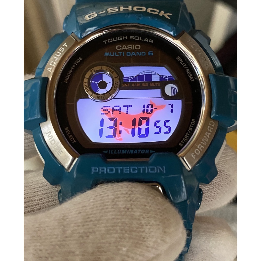G-SHOCK/イルクジ/GWX-8900K/電波/時計/ソーラー/限定/ブルー-