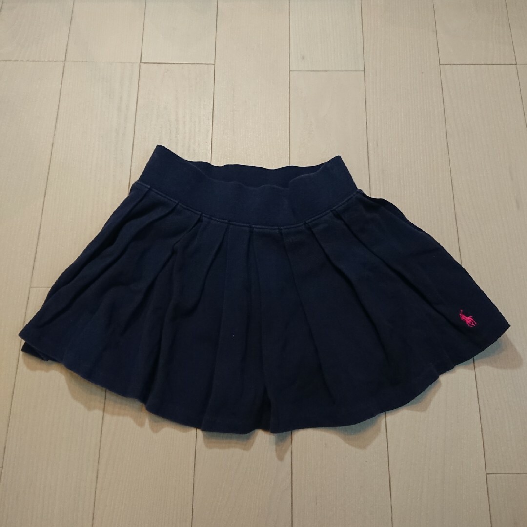 POLO RALPH LAUREN(ポロラルフローレン)のスカート POLO RALPH LAUREN 120cm 紺 キッズ/ベビー/マタニティのキッズ服女の子用(90cm~)(スカート)の商品写真