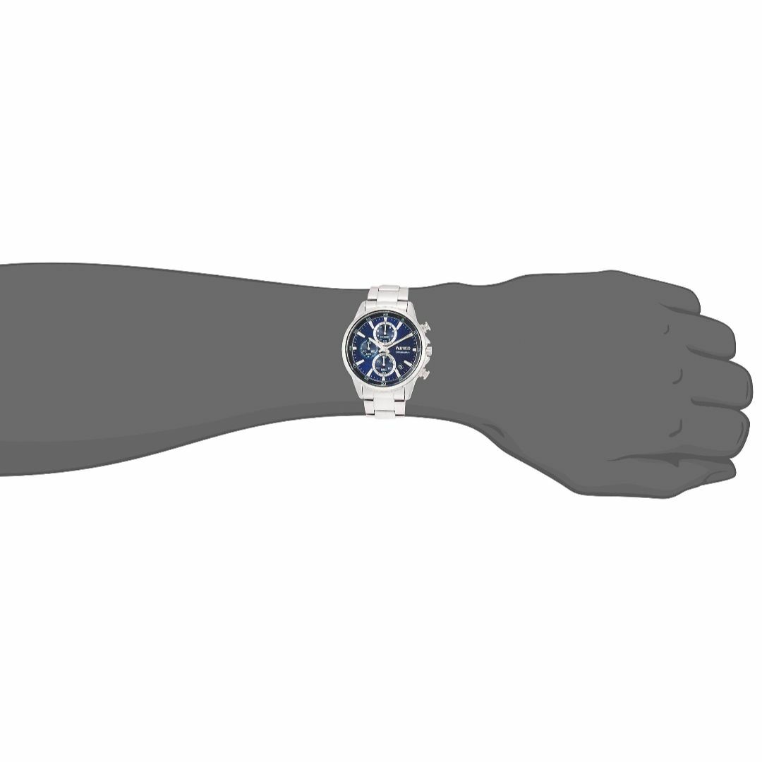 [セイコーウォッチ] 腕時計 ワイアード クロノグラフ ブルー文字盤 ハードレッ