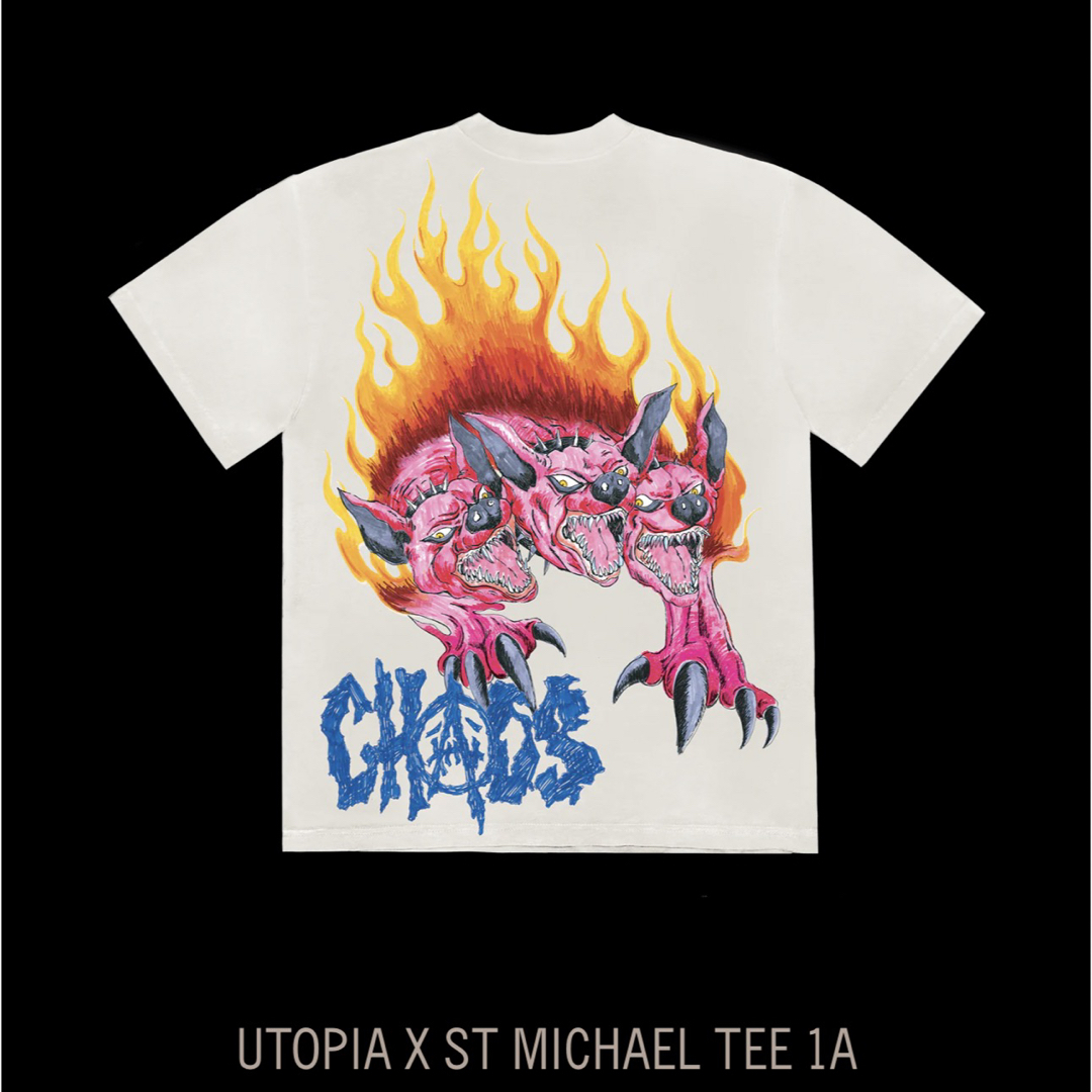 Travis Scott Utopia x SAINT Mxxxxxx Tee  メンズのトップス(Tシャツ/カットソー(半袖/袖なし))の商品写真