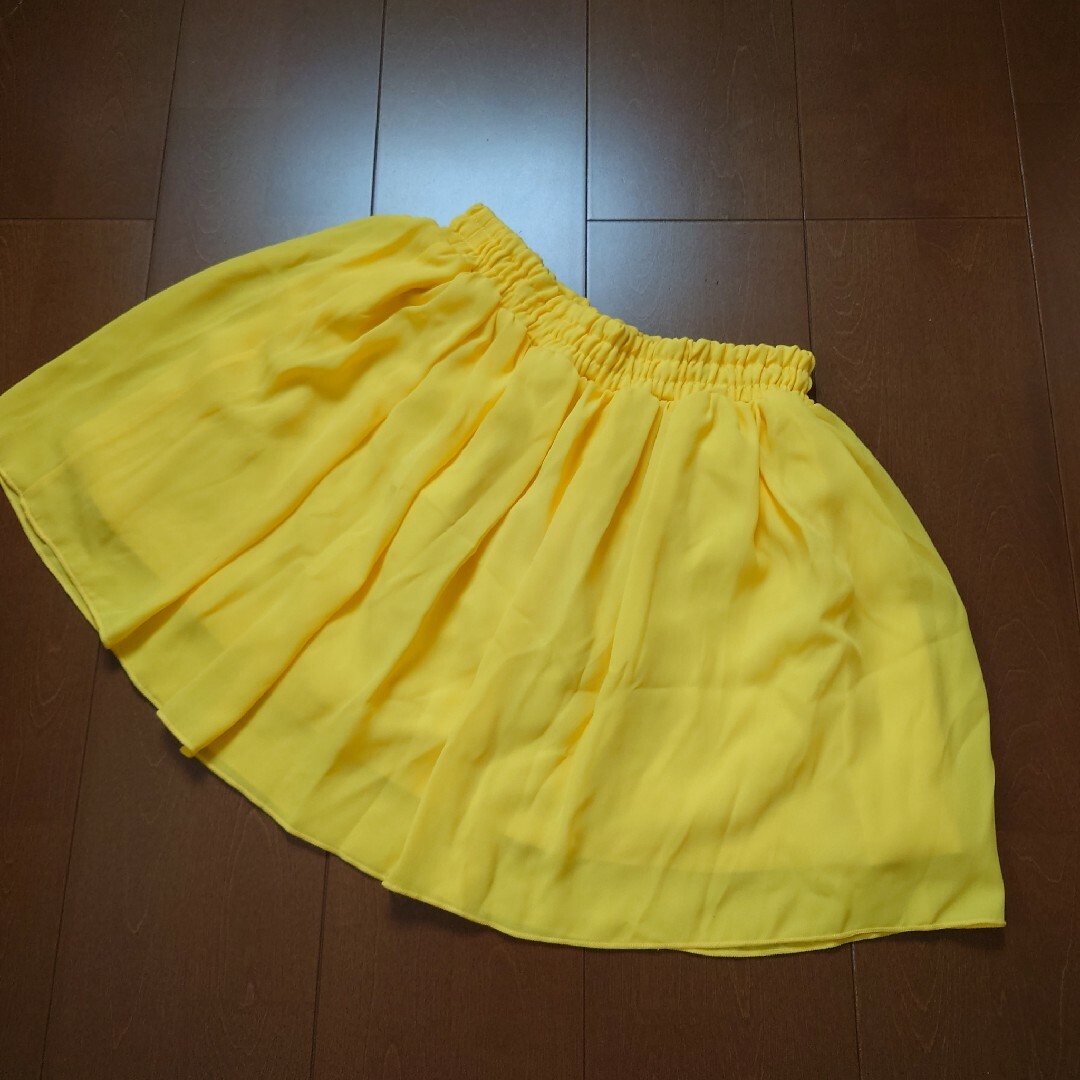 JENNI(ジェニィ)のJENNI YELLOW スカート 150cm キッズ/ベビー/マタニティのキッズ服女の子用(90cm~)(スカート)の商品写真