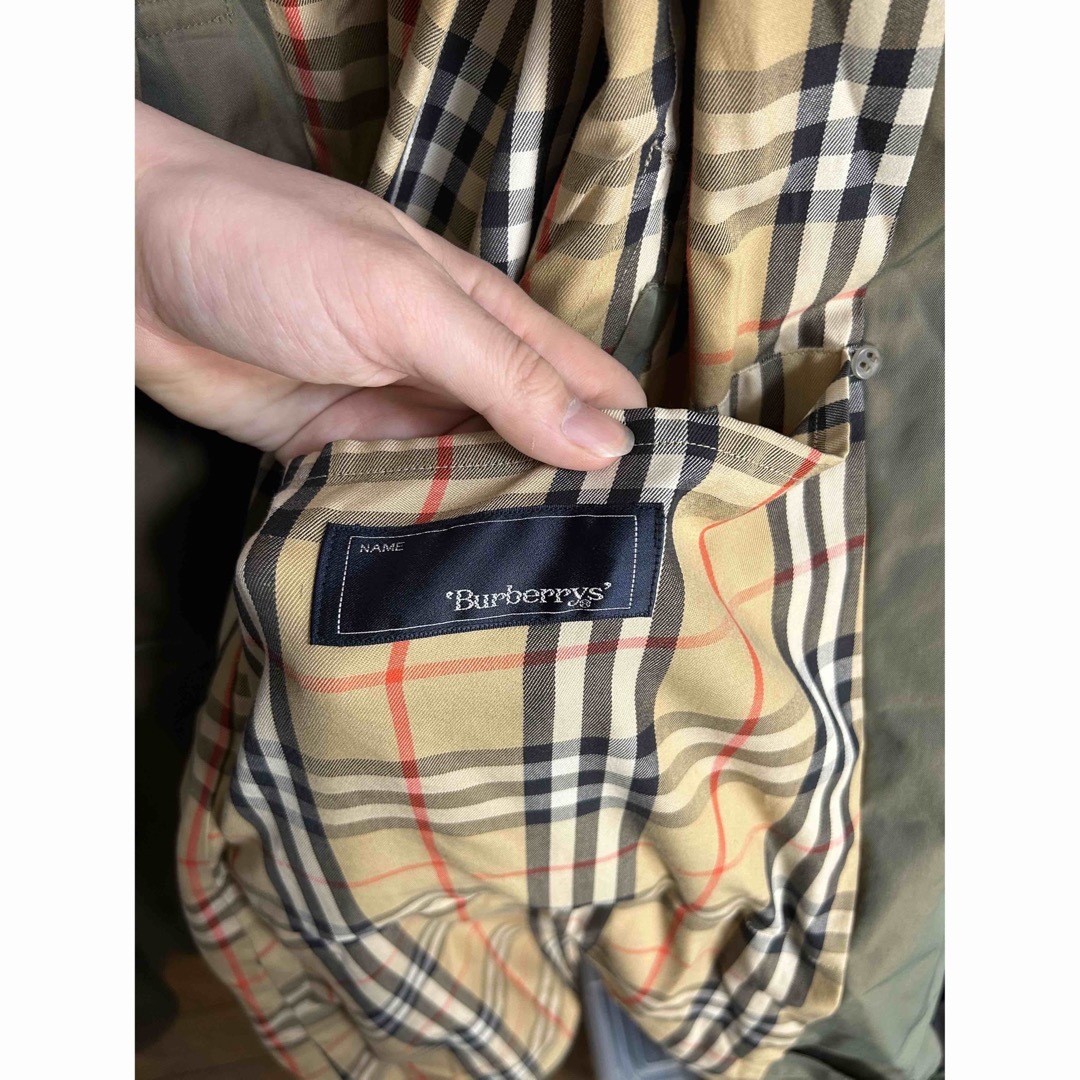 BURBERRY(バーバリー)の90s Burberrys バーバリーズ トレンチコート 玉虫 ロングコート メンズのジャケット/アウター(トレンチコート)の商品写真