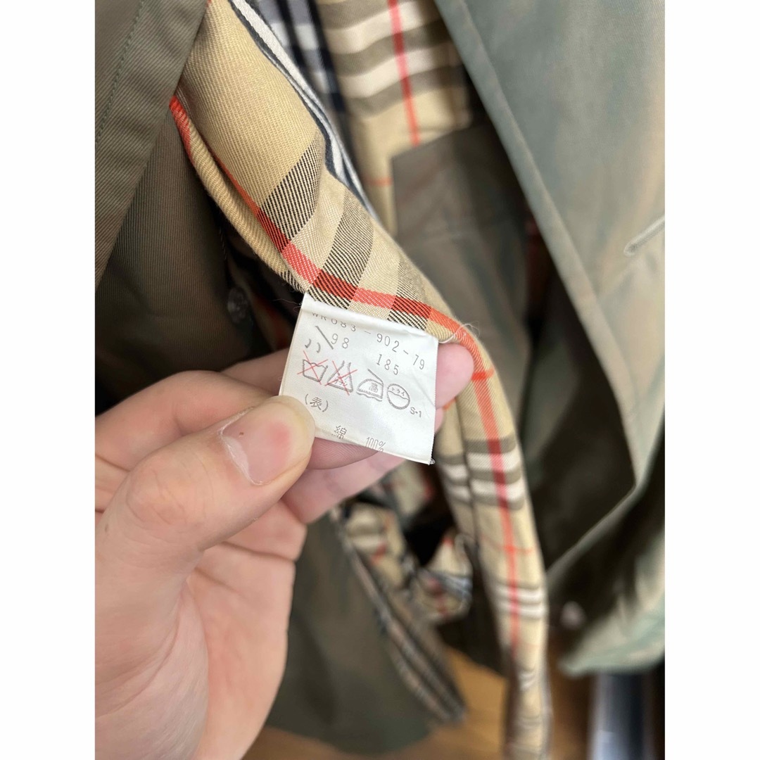 BURBERRY(バーバリー)の90s Burberrys バーバリーズ トレンチコート 玉虫 ロングコート メンズのジャケット/アウター(トレンチコート)の商品写真