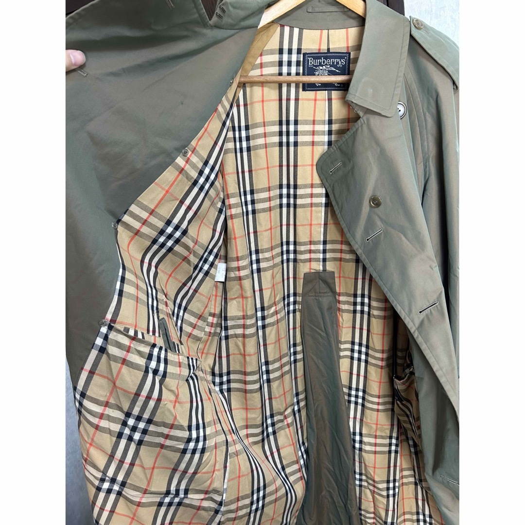 BURBERRY(バーバリー)の90s Burberrys バーバリーズ トレンチコート 玉虫 ロングコート メンズのジャケット/アウター(トレンチコート)の商品写真