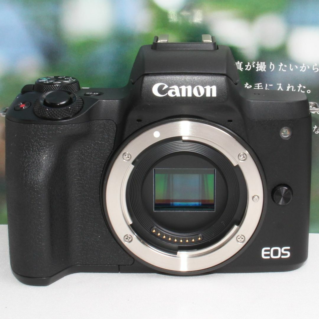 Canon - ❤️予備バッテリー&新品カメラバッグ付❤️Canon EOS kiss M ...