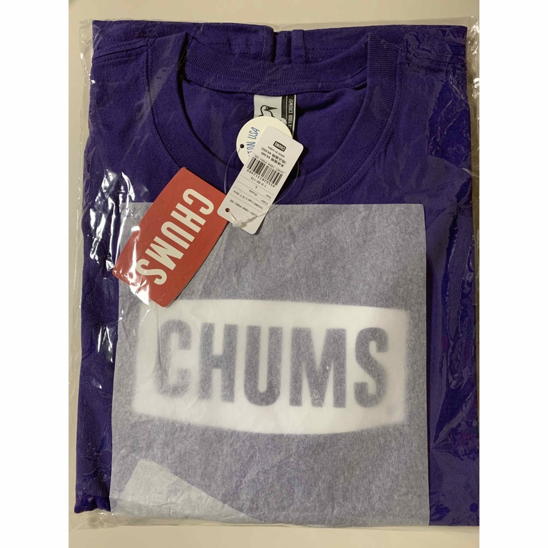 CHUMS(チャムス)の新品タグ付き　CHUMS チャムス　Logo L/S  定価4950円① メンズのトップス(Tシャツ/カットソー(七分/長袖))の商品写真