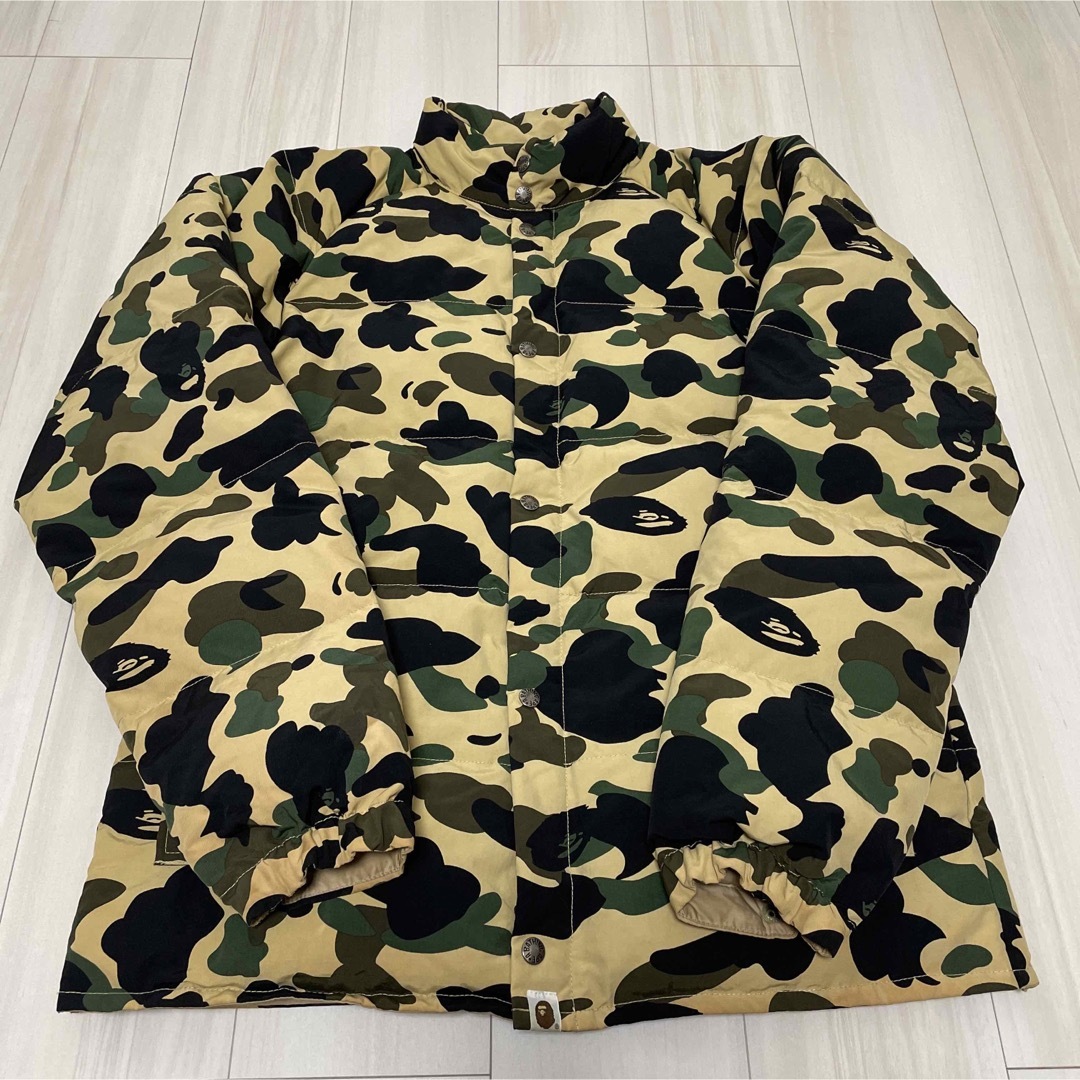 BAPE 迷彩 カモ ダウンジャケット【APE ベイプ エイプ NIGO レア