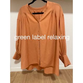 ユナイテッドアローズグリーンレーベルリラクシング(UNITED ARROWS green label relaxing)のgreen label relaxing ブラウス　ボリュームスリーブ (シャツ/ブラウス(長袖/七分))