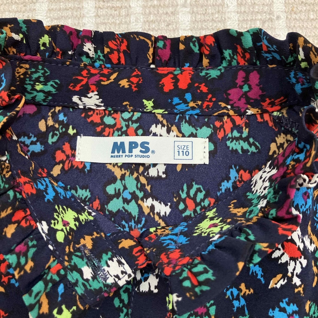 MPS(エムピーエス)の長袖ワンピース　110 キッズ/ベビー/マタニティのキッズ服女の子用(90cm~)(ワンピース)の商品写真