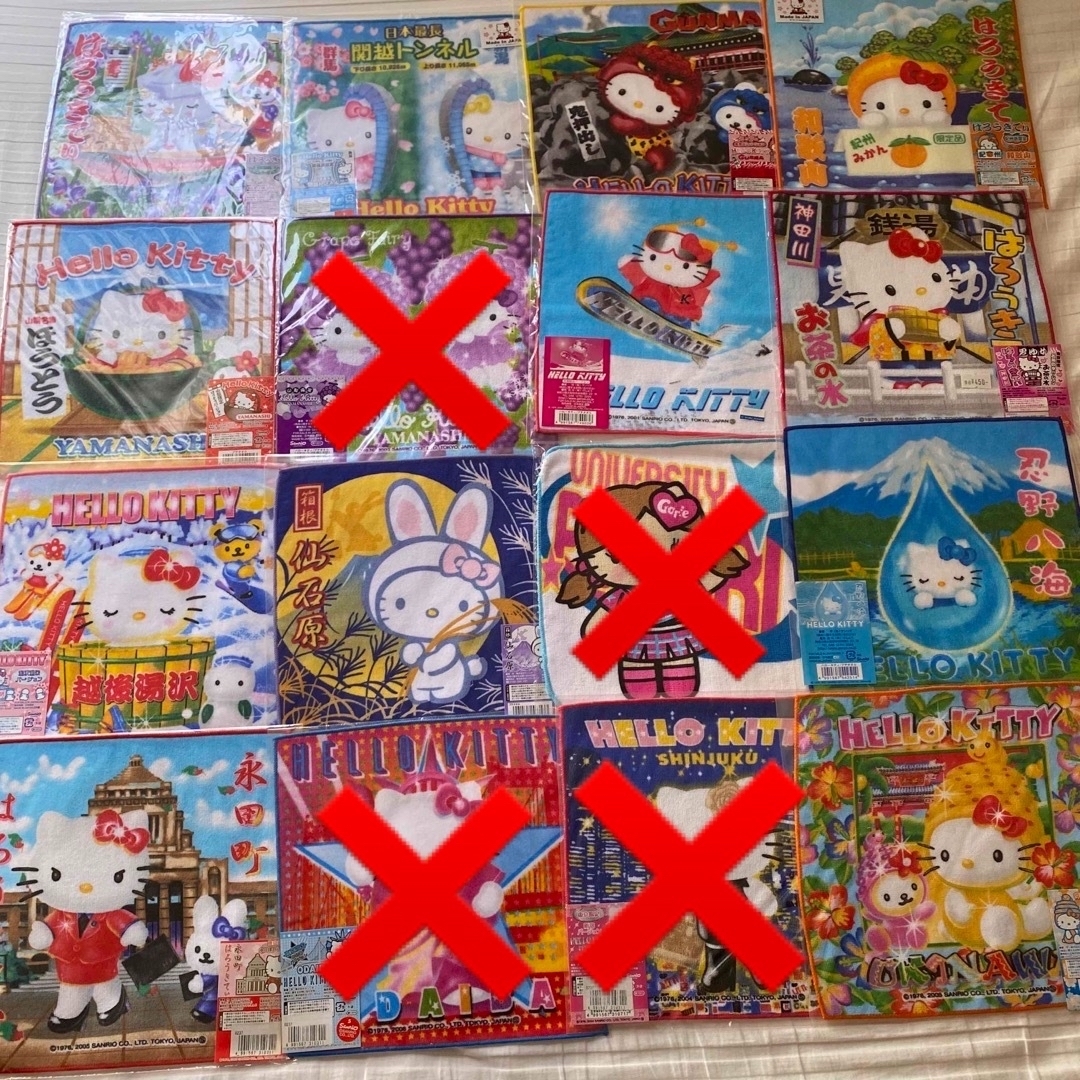 最終値下げ!ハローキティ ご当地タオル 117枚 最終値下げ!ハローキティ ご当地タオル 117枚