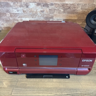 エプソン(EPSON)のEPSON EP-805AR プリンター 本体 レッド 純正インク付(PC周辺機器)