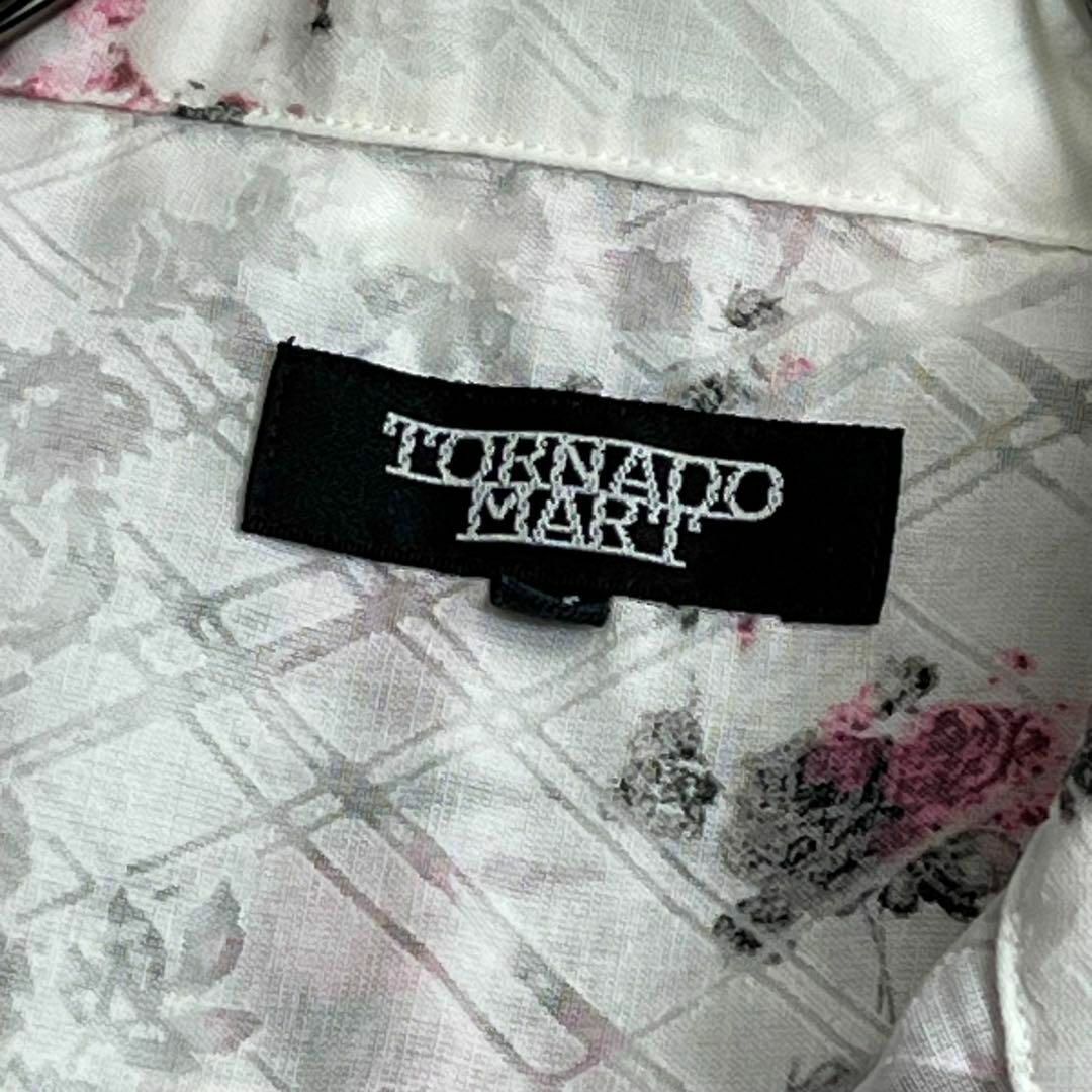 TORNADO MART(トルネードマート)の美品【トルネードマート】　ボタニカルドレスブラウス　Ｍサイズ　メンズ　廃盤品 メンズのトップス(シャツ)の商品写真