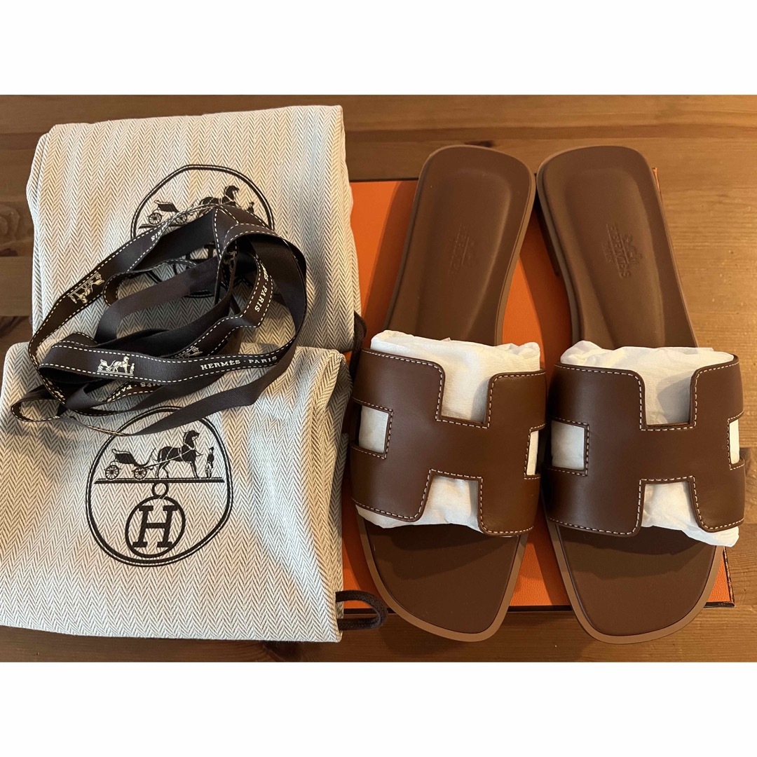 新品！HERMES オラン　37.5靴/シューズ