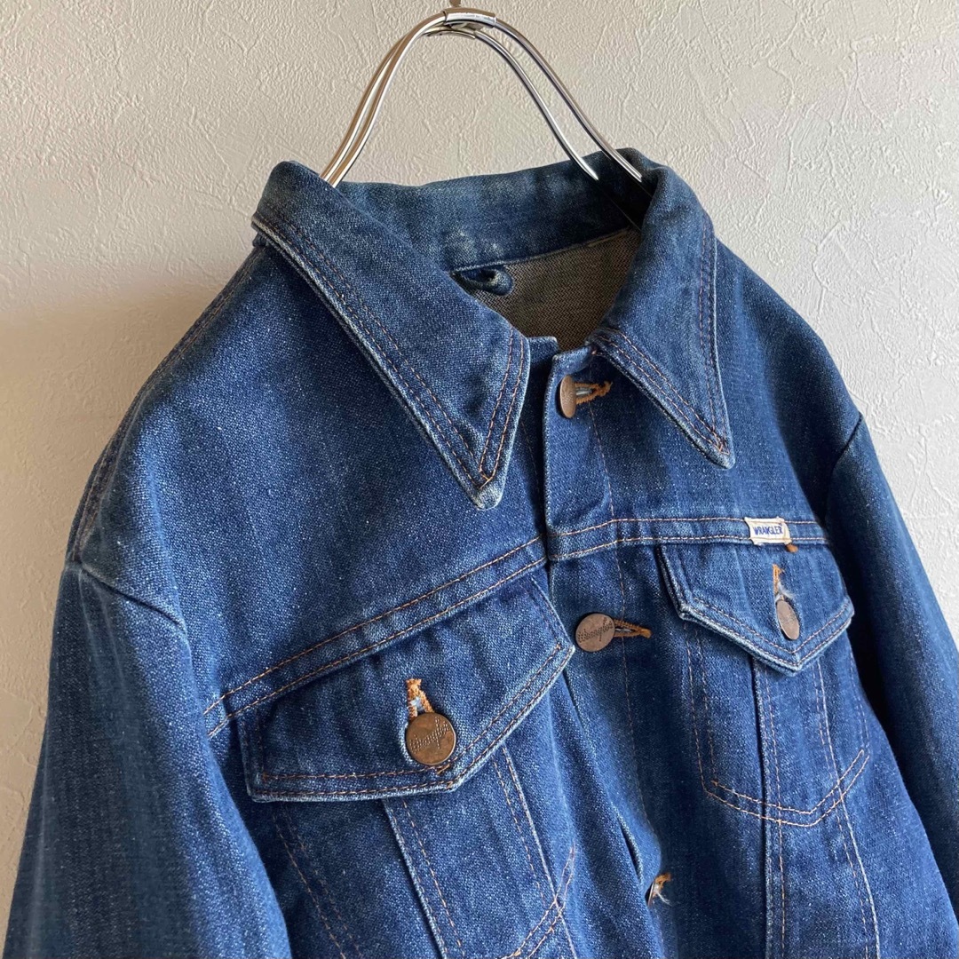 Wrangler - ビンテージ ラングラー ハンドペイント デニム Wrangler - ビンテージ ラングラー ハンドペイント デニム